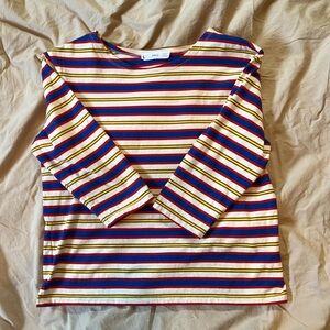 Mango Red and Yellow 3 quarter Sleeve Tee